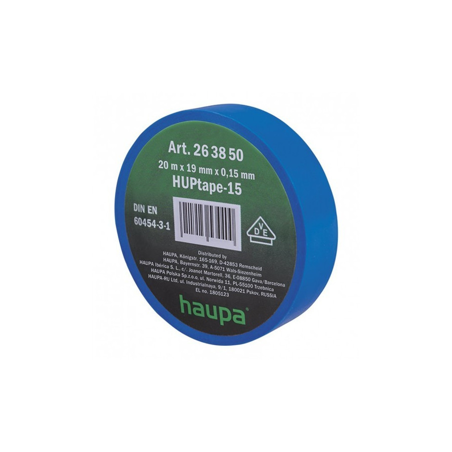 Taśma izolacyjna VDE 19 mm x 20 m niebieska 263850