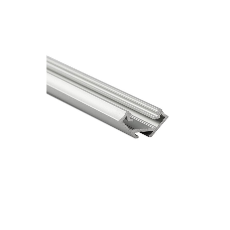 Profil aluminiowy natynkowy/rogowy do taśm LED typ C srebrny anodowany 2,02m