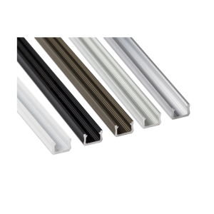Profil aluminiowy natynkowy typu slim X czarny do taśmy LED 2mb
