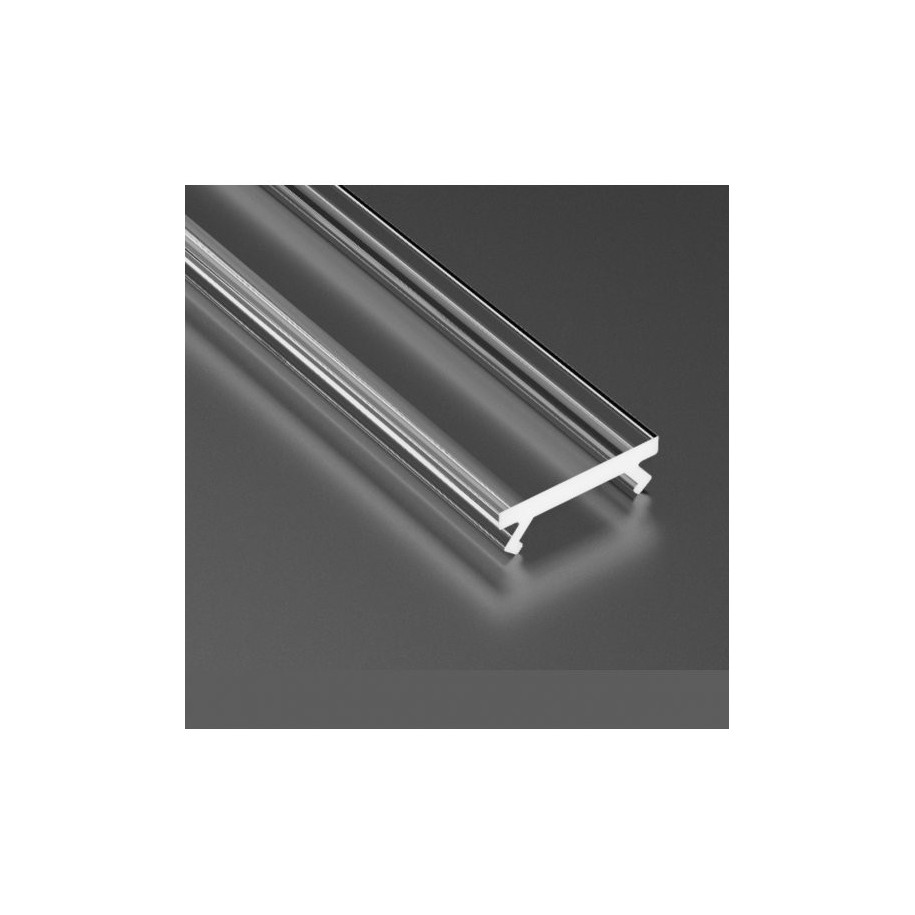 Klosz do profilu aluminiowego LED typu slim X bezbarwny 2mb
