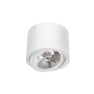 Oprawa natynkowa CHLOE AR111 GU10 250V IP20 139x100mm biała okrągła ruchoma SLIP005012