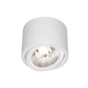 Oprawa natynkowa CHLOE AR111 GU10 250V IP20 139x100mm biała okrągła ruchoma SLIP005012