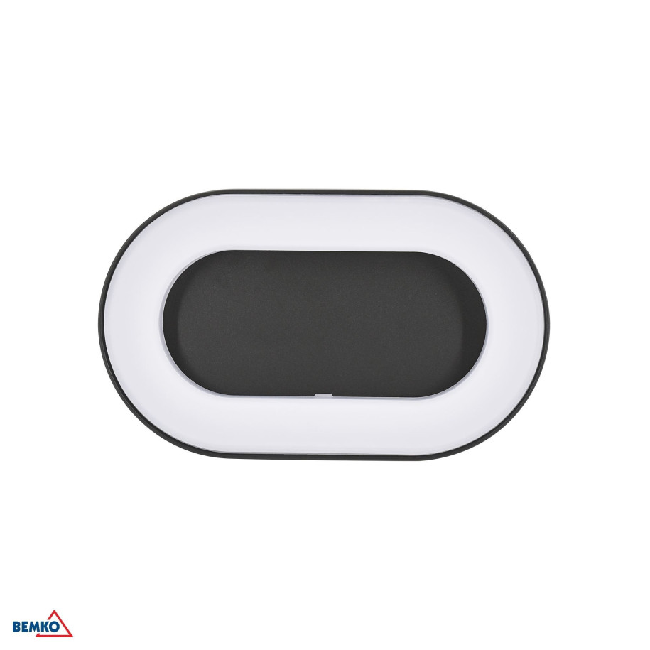 Oprawa elewacyjna VALIT 10W 4000K 850lm C25-EL2-O-010GR-4K owalna grafit