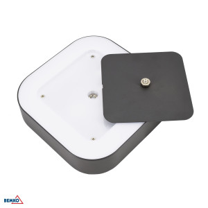 Oprawa elewacyjna VALIT 10W 4000K 850lm IP65 kwadratowa grafit C25-EL2-S-010GR-4K