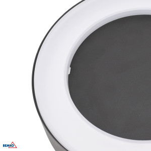 Oprawa elewacyjna VALIT 10W 4000K 850lm IP65 okrągła grafit C25-EL2-R-010GR-4K