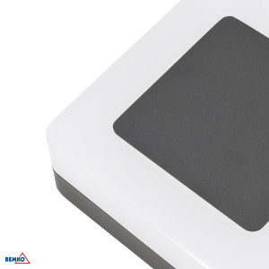 Oprawa elewacyjna VALIT 8W 4000K 680lm IP65 kwadratowa grafit C25-EL2-Q-008GR-4K