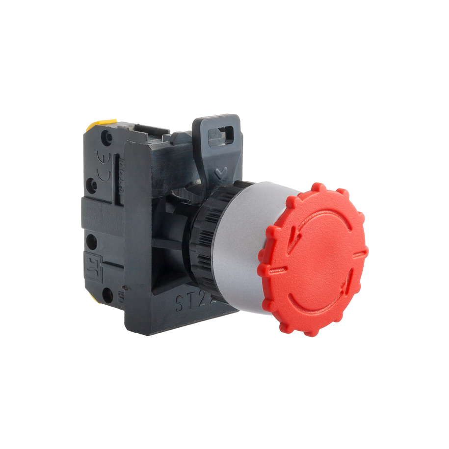 Przycisk bezpieczeństwa 22mm 1R IP65 przez obrót ST22-B-01