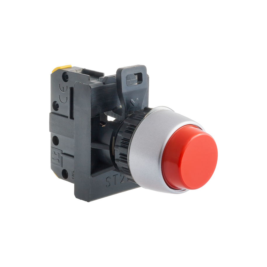 Przycisk sterowniczy 22mm czerwony 1R z samopowrotem ST22-WC-01