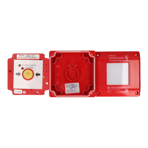 Ręczny przycisk przeciwpoż. wyłącznika prądu PWP1 (1NO,1NC) 230V, PWP1-W01-A-11-2LED7\M