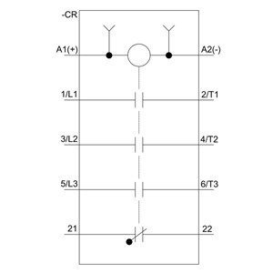Stycznik mocy 9A 3P 24V DC 0Z 1R S00 3RT2016-1BB42