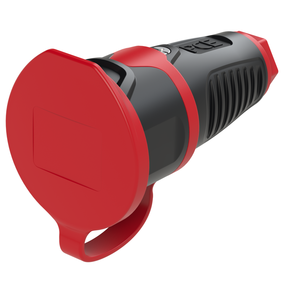Gniazdo gumowe z zatyczką 16A 2P+Z 230V IP54 TAURUS2 2411-srw