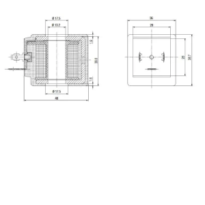 Cewka do zaworu elektromagnetycznego 24V AC, 13 mm, 31VA FLSOL21024AC000