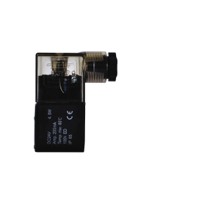 Cewka elektrozaworu 230V AC, z wtyczką z diodą LED, szerokość 22 mm, trzpień fi 9 mm MS 22050-KPL