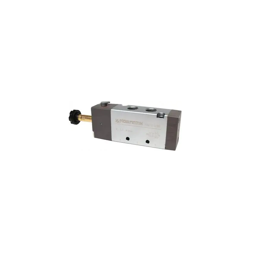 Elektrozawór pneumatyczny rozdzielający 5/2 G 1/4 monostabilny (sprężyna pneumatyczna), Flowmatik FME 52 14 ME