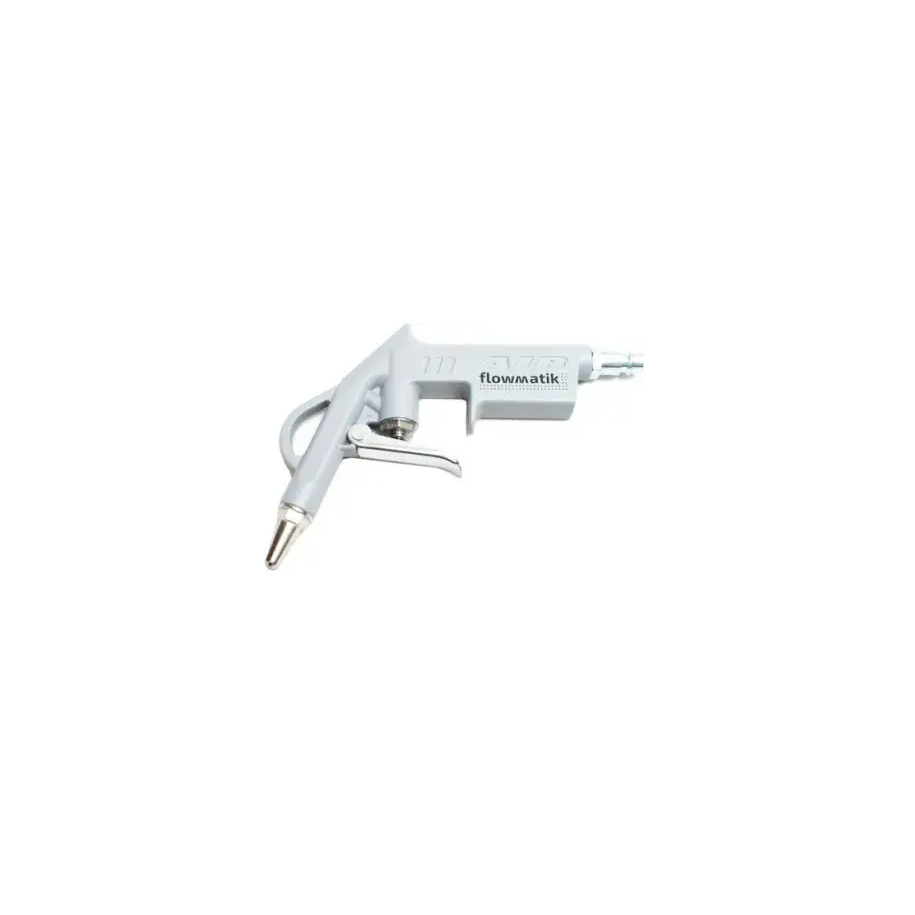 Pistolet do przedmuchu Flowmatik z krótką dyszą max 12 bar (6 bar - 200 l/min), aluminium FL-0 A