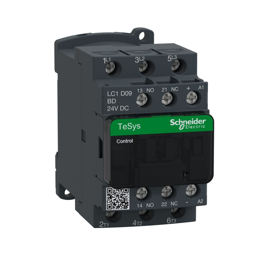 Stycznik mocy 9A 3P 24V DC 1Z 1R LC1D09BD Schneider Electric