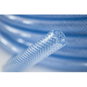 Wąż z tworzywa przezroczysty PVC techniczny fi 10x2,5 mm, 17 bar, zbrojony, rolka 50 m 190/5-50