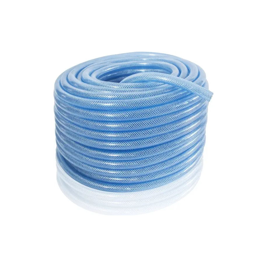 Wąż z tworzywa przezroczysty PVC techniczny fi 19x3 mm, 13 bar, zbrojony, rolka 50 m 190/8-50