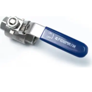 Zawór kulowy gwintowany Flowmatik R 3/4 GW PN63, 2-elementowy z blokadą, stal nierdzewna 316, PTFE FMZK2 34