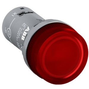 Lampka kompaktowa sygnalizacyjna LED CL2-523R z diodą LED 230V AC, czerwona 1SFA619403R5231