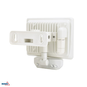 Naświetlacz LED LFX 30W 4000K 2700lm IP65 biały z czujnikiem ruchu C65-LFX-030WH-4K-PIR