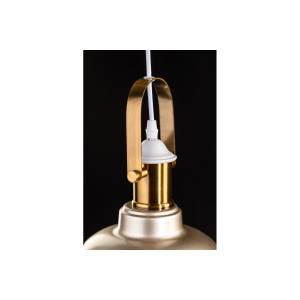 Lampa wisząca zwis 1x40W E27 kremowa/złota ZENIT OS-ZENIT-05-DEC GTV