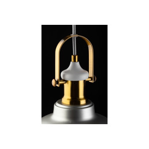 Lampa wisząca zwis 1x40W E27 szara ZENIT OS-ZENIT-15-DEC GTV