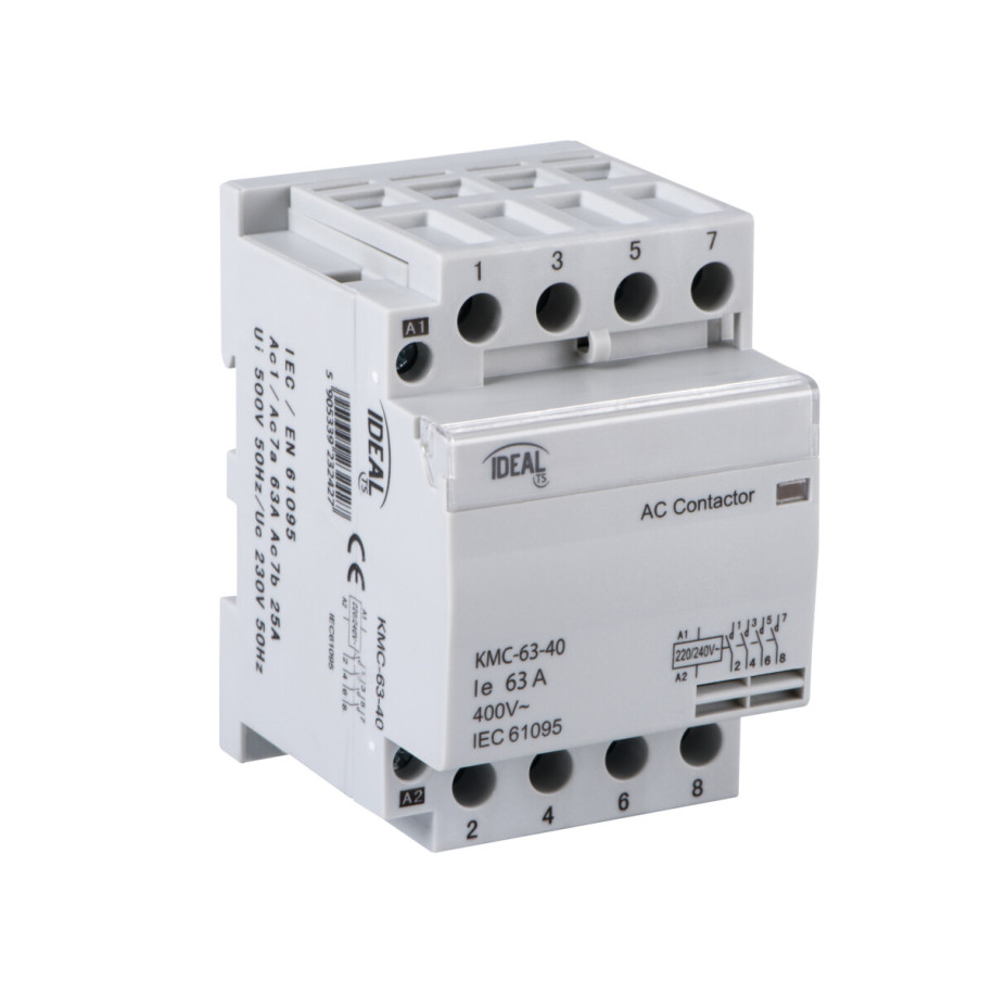 Stycznik modułowy 63A 4Z 0R 230V AC KMC-63-40 23242