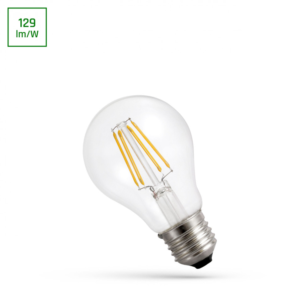 Żarówka LED GLS E-27 230V 8,5W COG 2700K CLEAR WOJ+14595