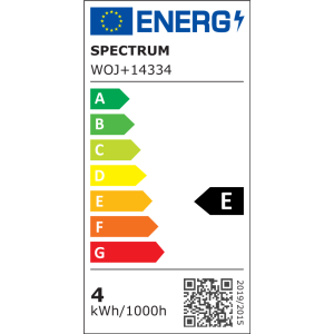 LED KULKA E-14 230V 4W COG 4000K CLEAR WOJ+14334