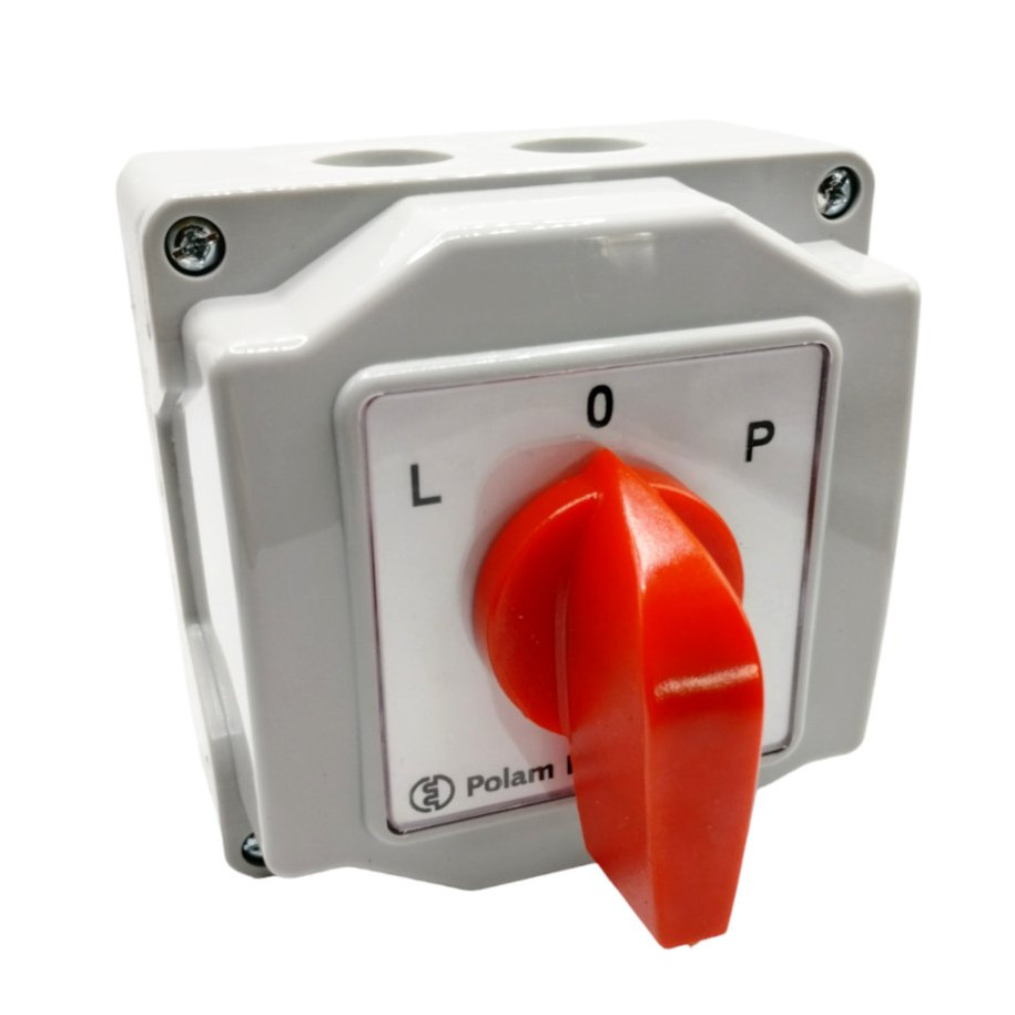Łącznik krzywkowy L-0-P 3P 40A w obudowie z płytką przednią 8654-200