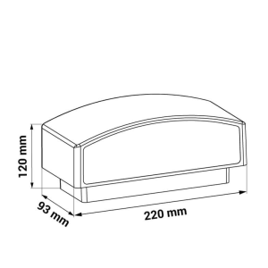 Oprawa ogrodowa JAVA 1xE27  max. 10W LED IP54 ORO10024