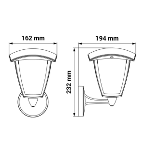 Lampa ścienna LED WENA 7W 590Lm 3000K IP54 ORO10027