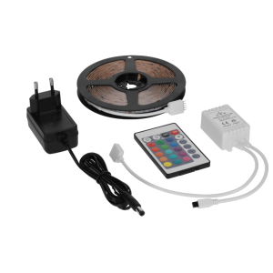 Taśma LED RGB+W 5mb LED RGB+W z zasilaczem i sterownikiem ORO09062