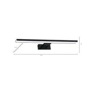 Kinkiet SHINE BLACK 60cm 13,8W LED ML4382