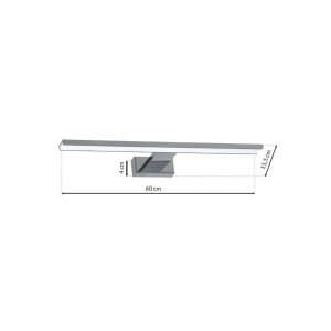 Kinkiet SHINE 13,8W LED 60cm chrom ML589