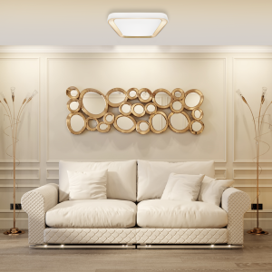 Plafon QUADRO GOLD 66W ML7933