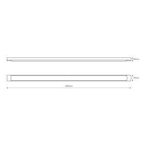 Oprawa LED Batten 36W 120cm 4000lm 4000K EK9840