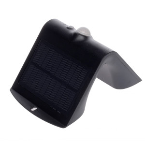 Lampa solarna LED 1,5 W z czujnikiem ruchu i zmierzchowym czarna EKO3867