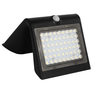 Lampa solarna LED 3,2W z czujnikiem ruchu i zmierzchowym czarna EKO3874