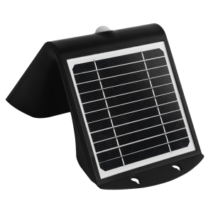Lampa solarna LED 3,2W z czujnikiem ruchu i zmierzchowym czarna EKO3874