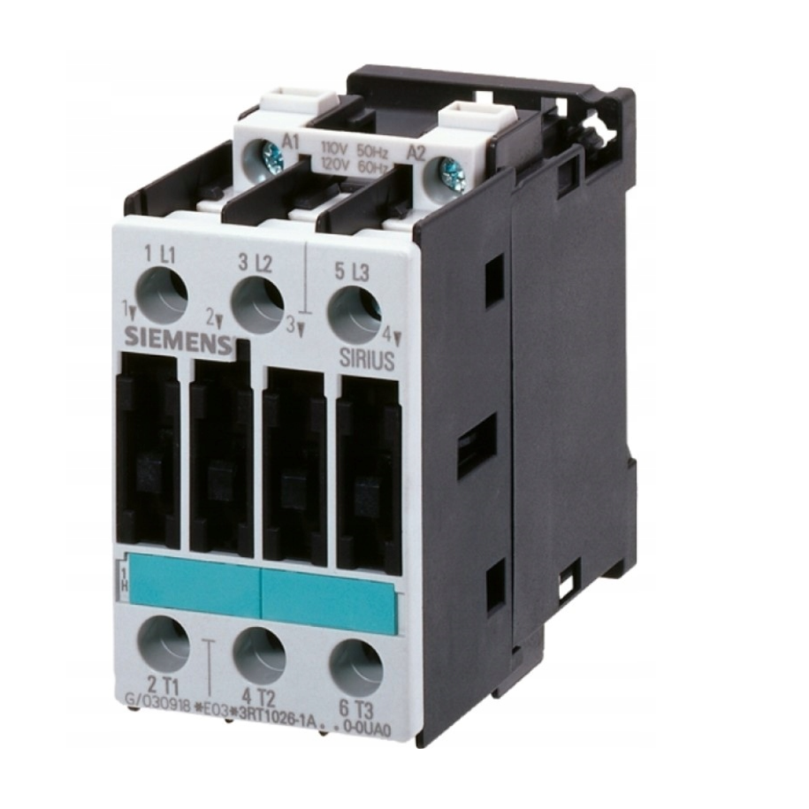 Stycznik mocy 25A 3P 24VDC NO x 3 S0 3RT1026-1BB40